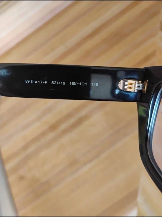 Prada Black Oversized Square Eyeglasses - Picture 4 of 5